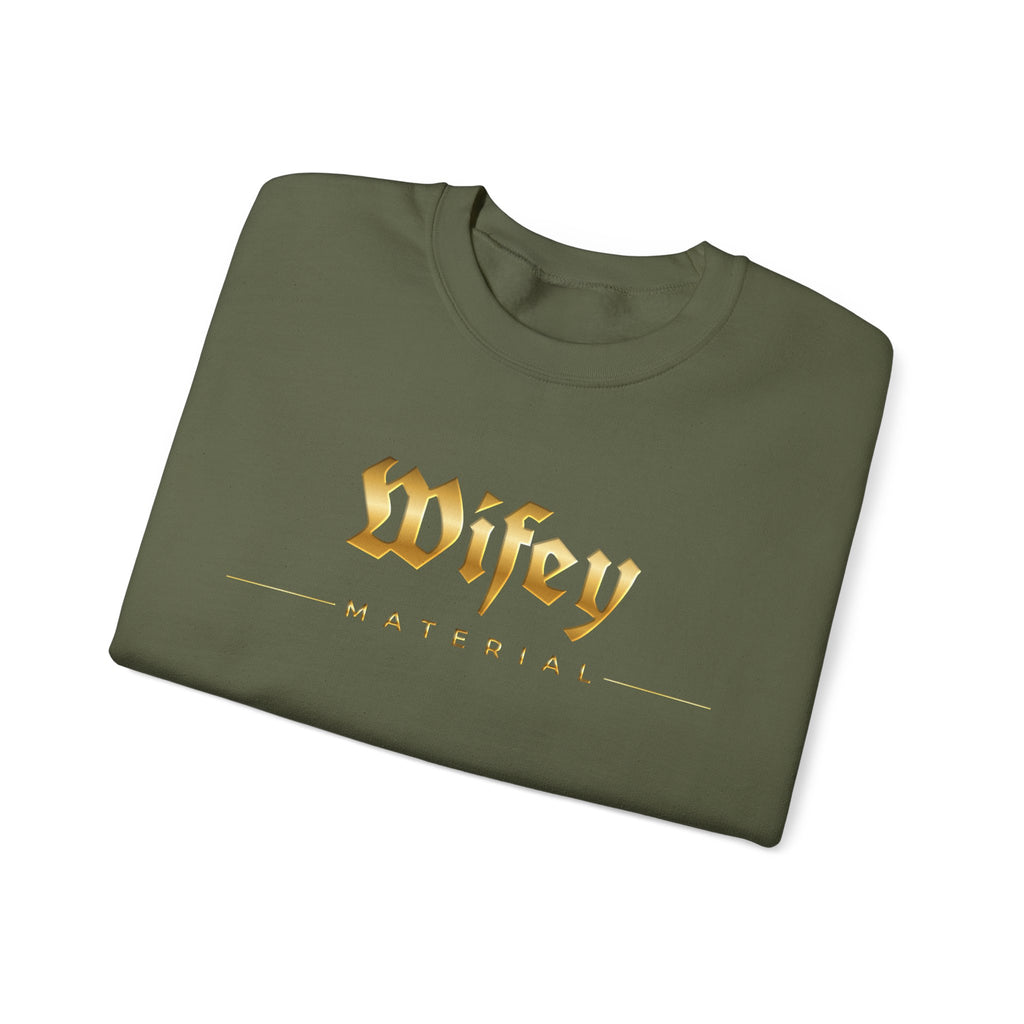 Wifey Material Crewneck Sweatshirt