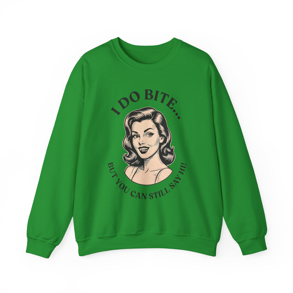 I Do Bite Crewneck Sweatshirt (Retro Edition)