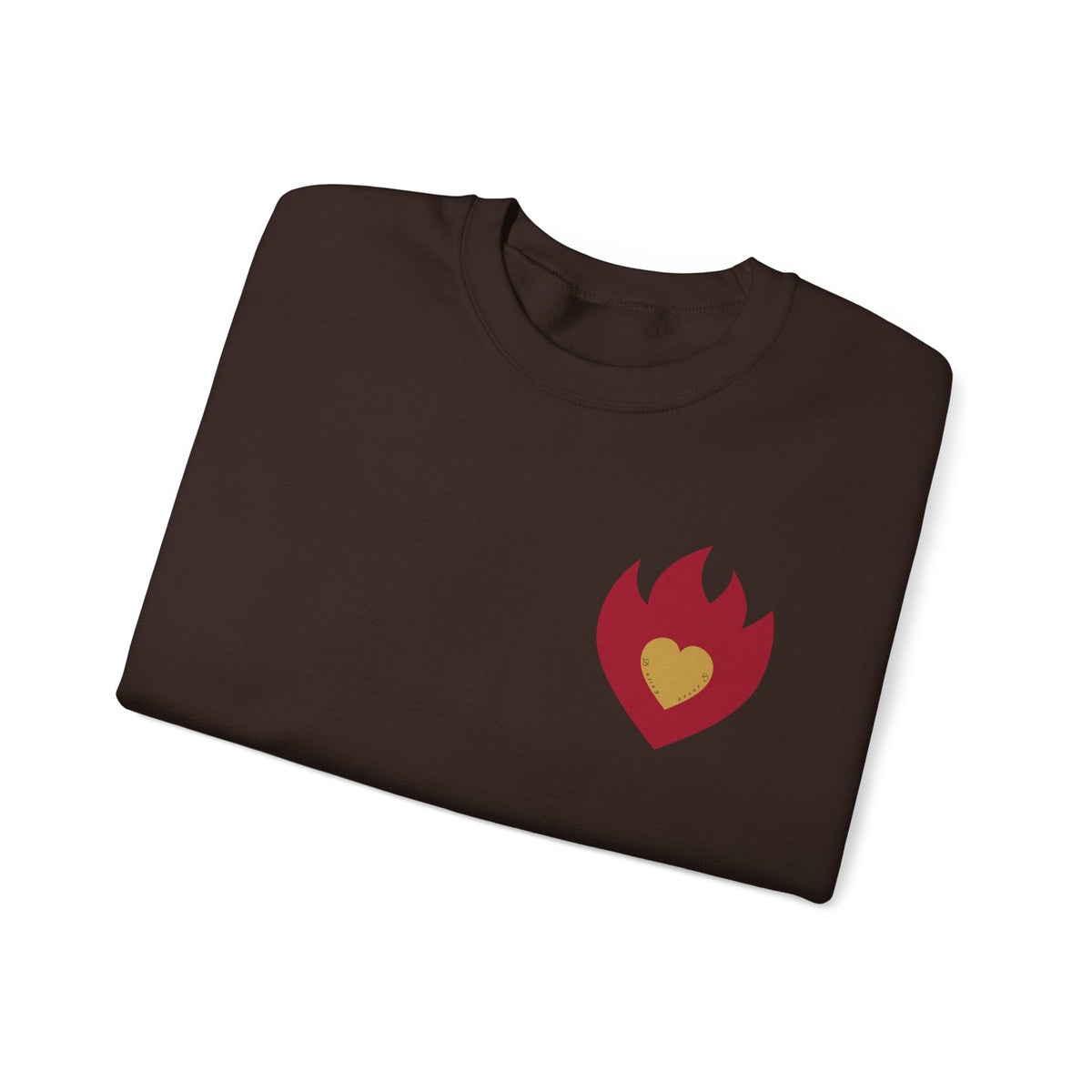 Dating Season Flame Heart Crewneck Sweatshirt