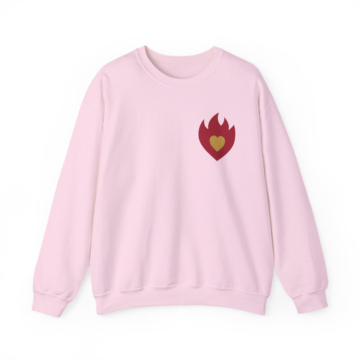 Dating Season Flame Heart Crewneck Sweatshirt