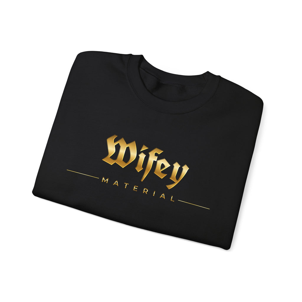 Wifey Material Crewneck Sweatshirt