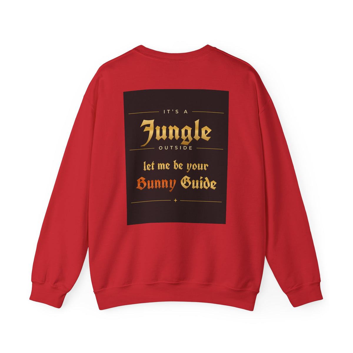 Bunny Guide Crewneck Sweatshirt (Front & Back Print)