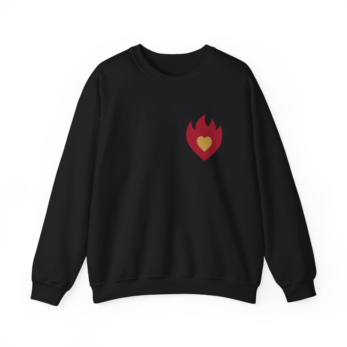 Approachable Gothic Script sweatshirt front & back | Crewneck