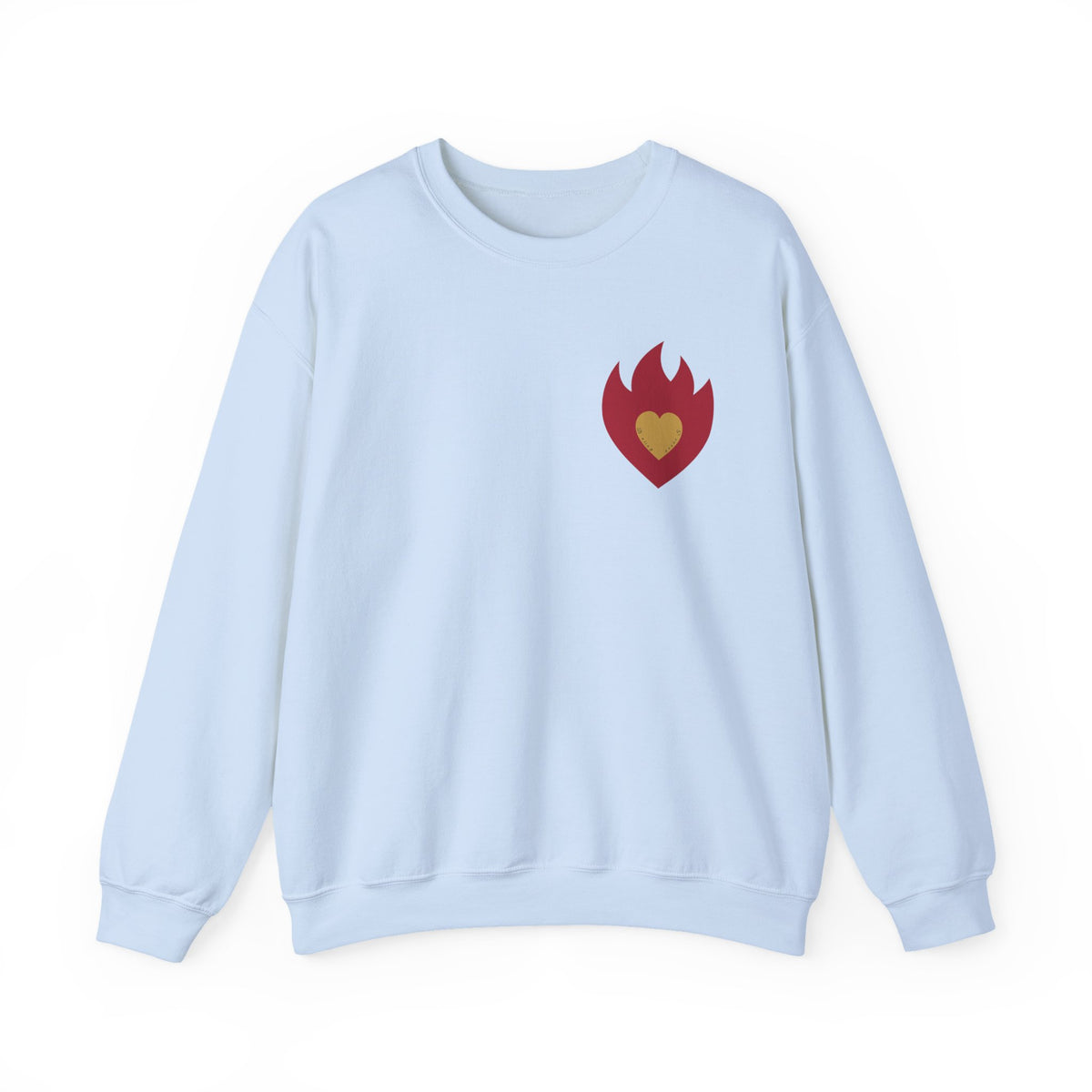 Dating Season Flame Heart Crewneck Sweatshirt