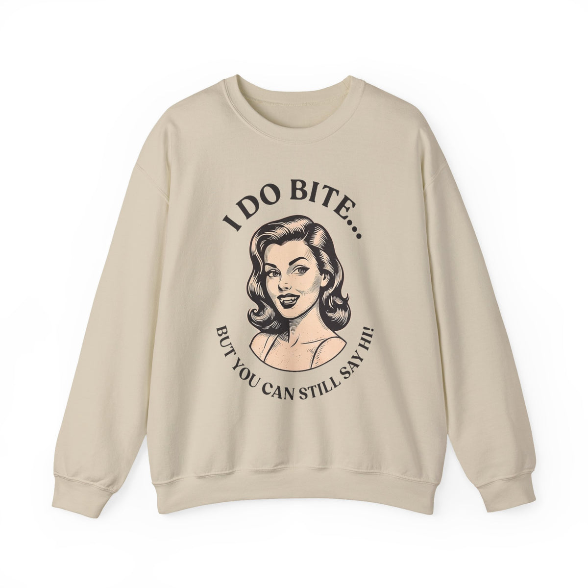 I Do Bite Crewneck Sweatshirt (Retro Edition)