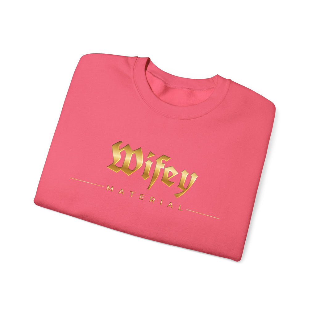 Wifey Material Crewneck Sweatshirt