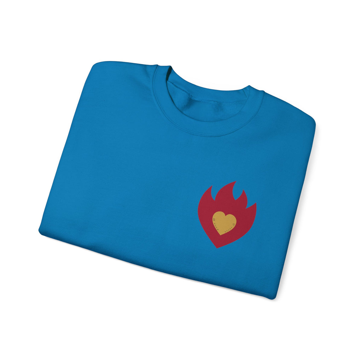 Dating Season Flame Heart Crewneck Sweatshirt