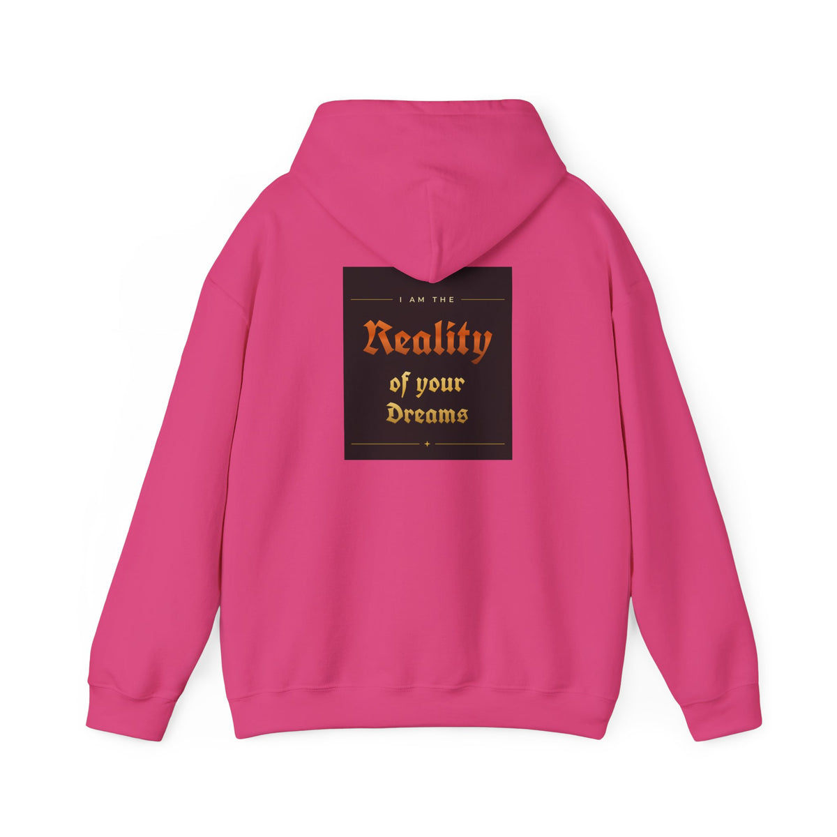 Copy of Reality of Your Dreams Hoodie | Gothic Orange Text on Black