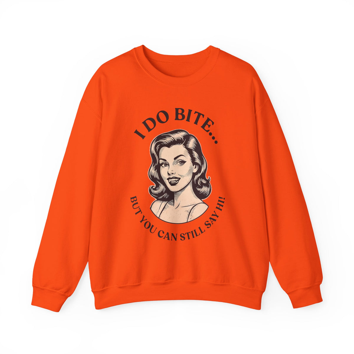I Do Bite Crewneck Sweatshirt (Retro Edition)