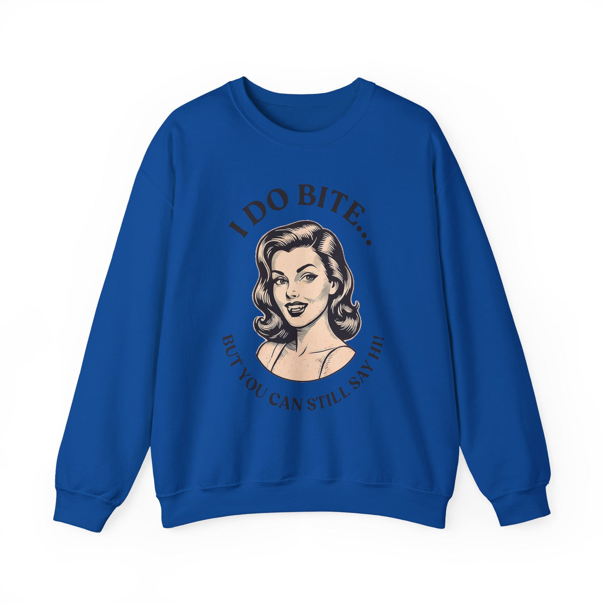 I Do Bite Crewneck Sweatshirt (Retro Edition)