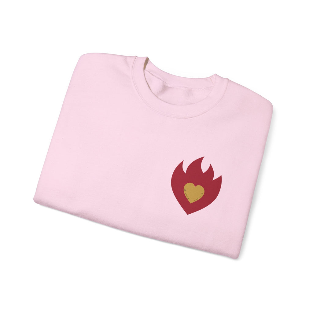 Dating Season Flame Heart Crewneck Sweatshirt