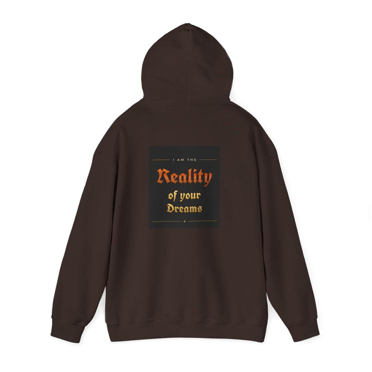 Copy of Reality of Your Dreams Hoodie | Gothic Orange Text on Black
