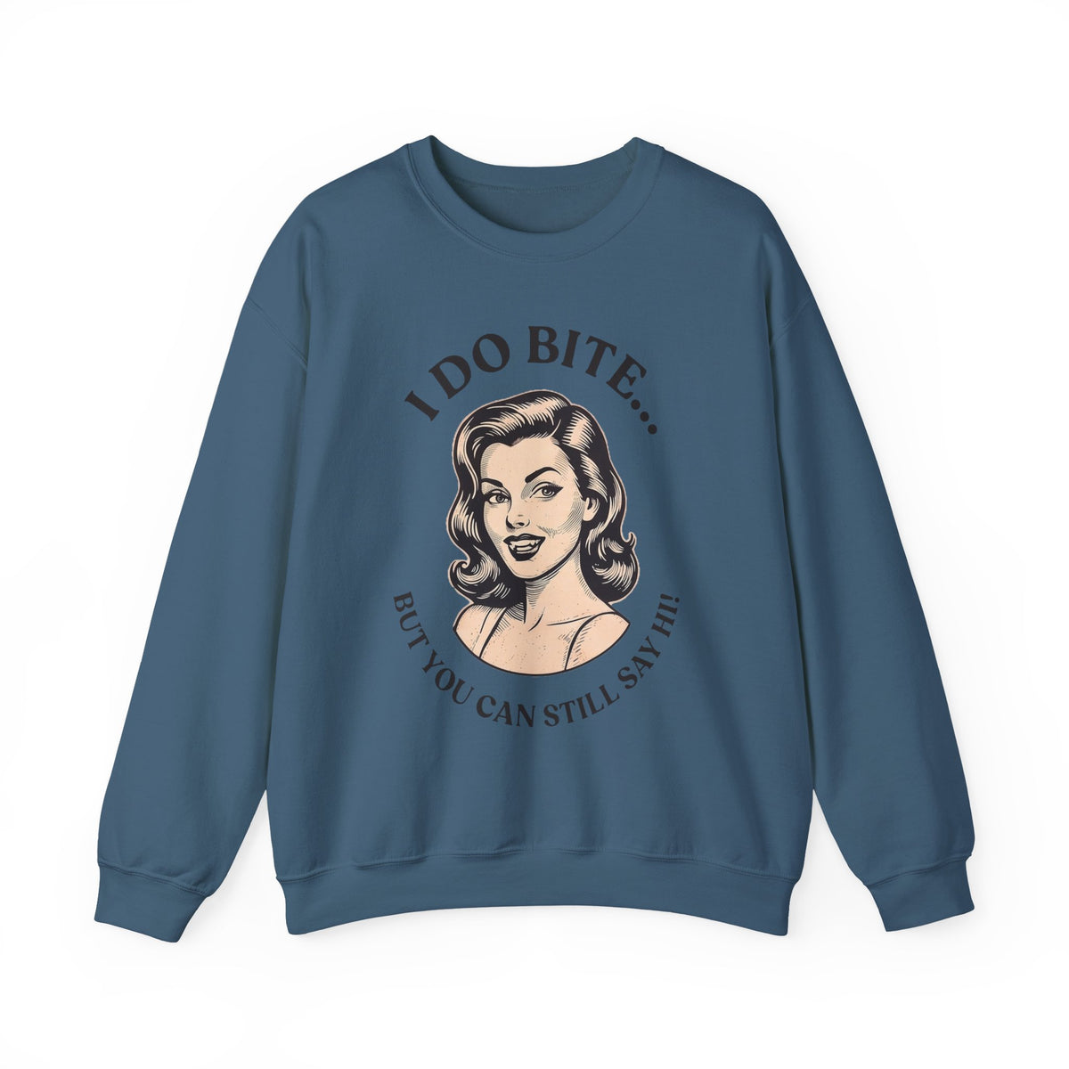 I Do Bite Crewneck Sweatshirt (Retro Edition)