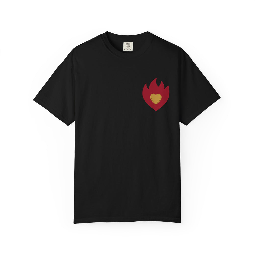 Wifey Material T-shirt front & back| Gold Gothic Script