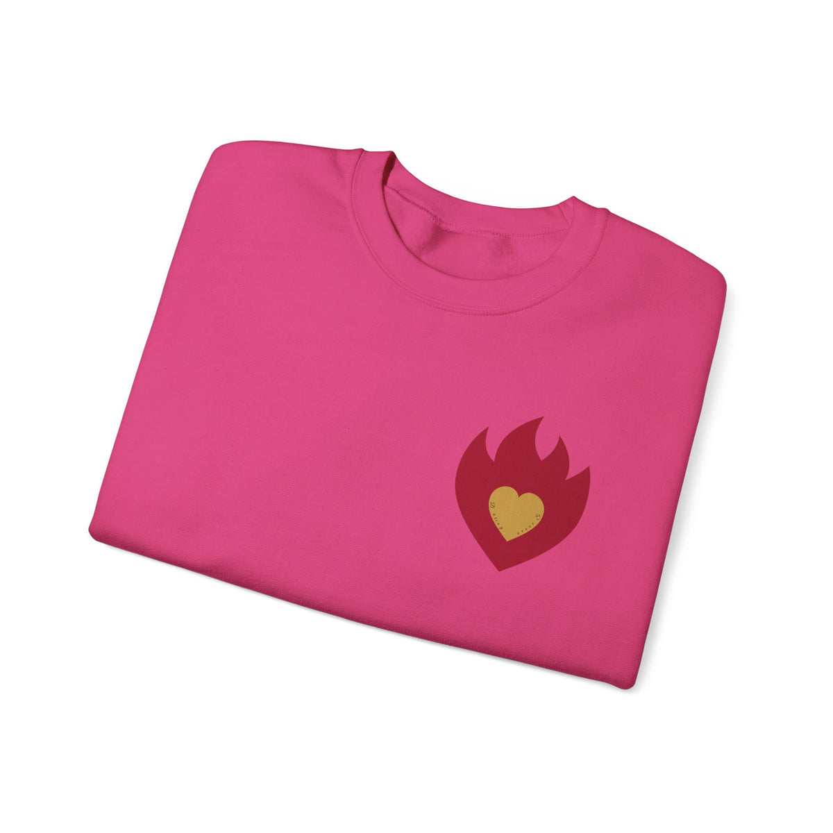 Dating Season Flame Heart Crewneck Sweatshirt