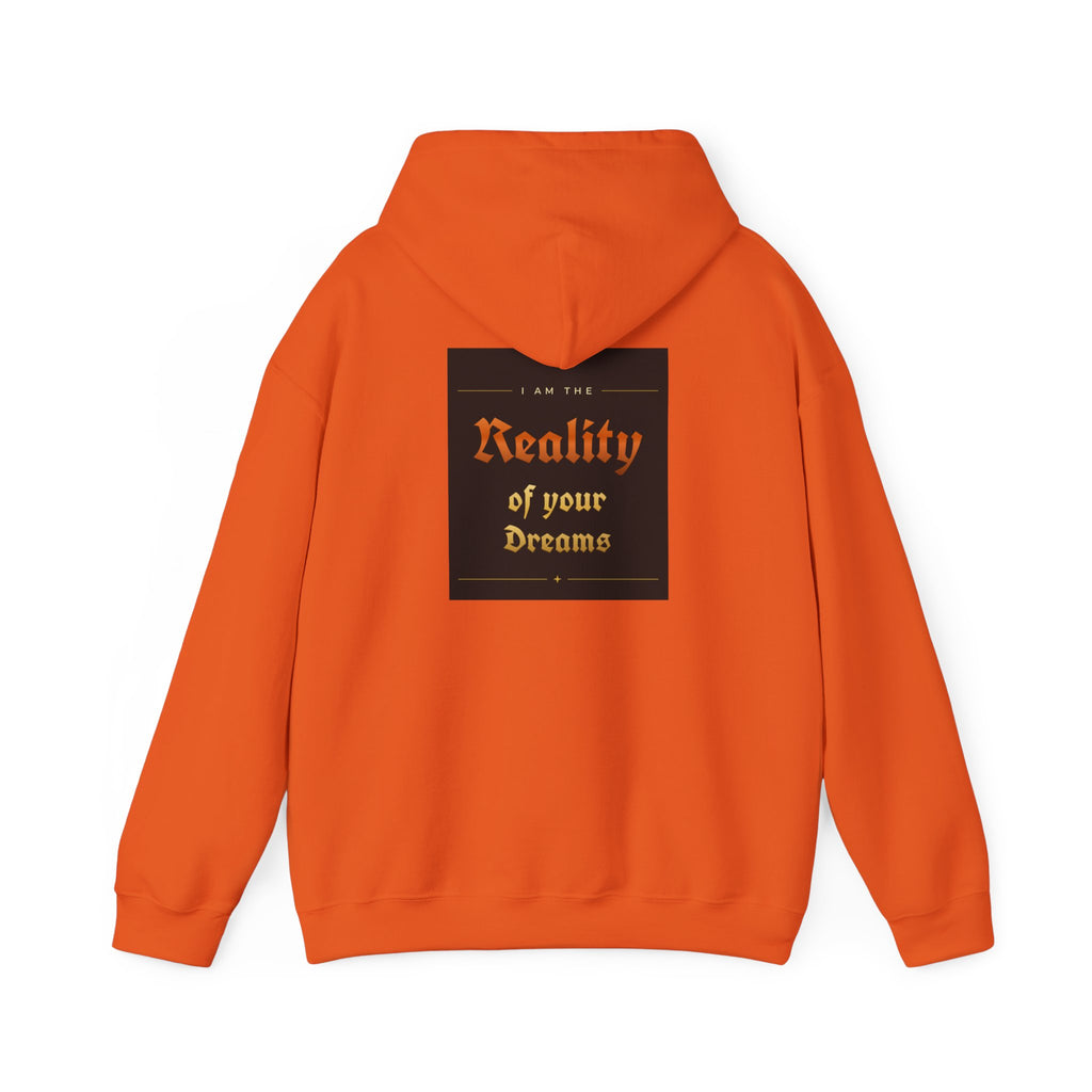 Copy of Reality of Your Dreams Hoodie | Gothic Orange Text on Black