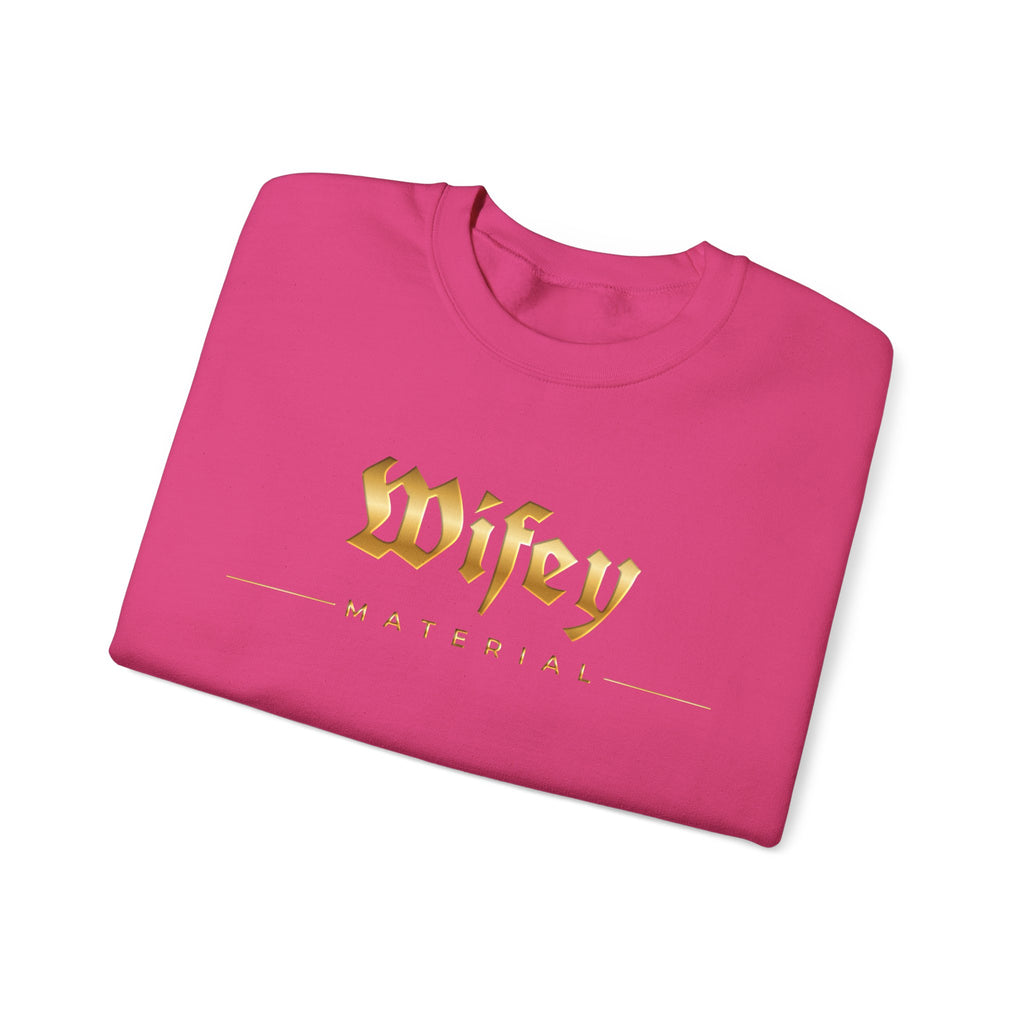 Wifey Material Crewneck Sweatshirt