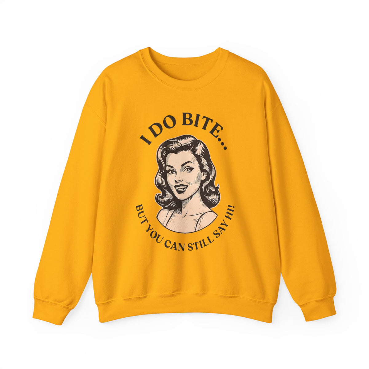 I Do Bite Crewneck Sweatshirt (Retro Edition)