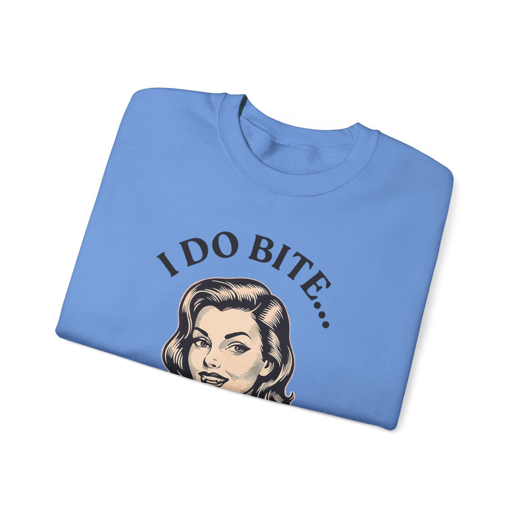 I Do Bite Crewneck Sweatshirt (Retro Edition)