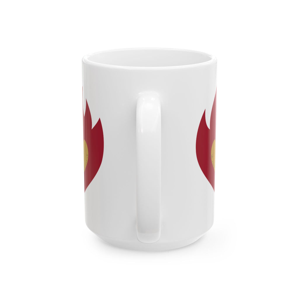 Dating Season Flame Heart Mug