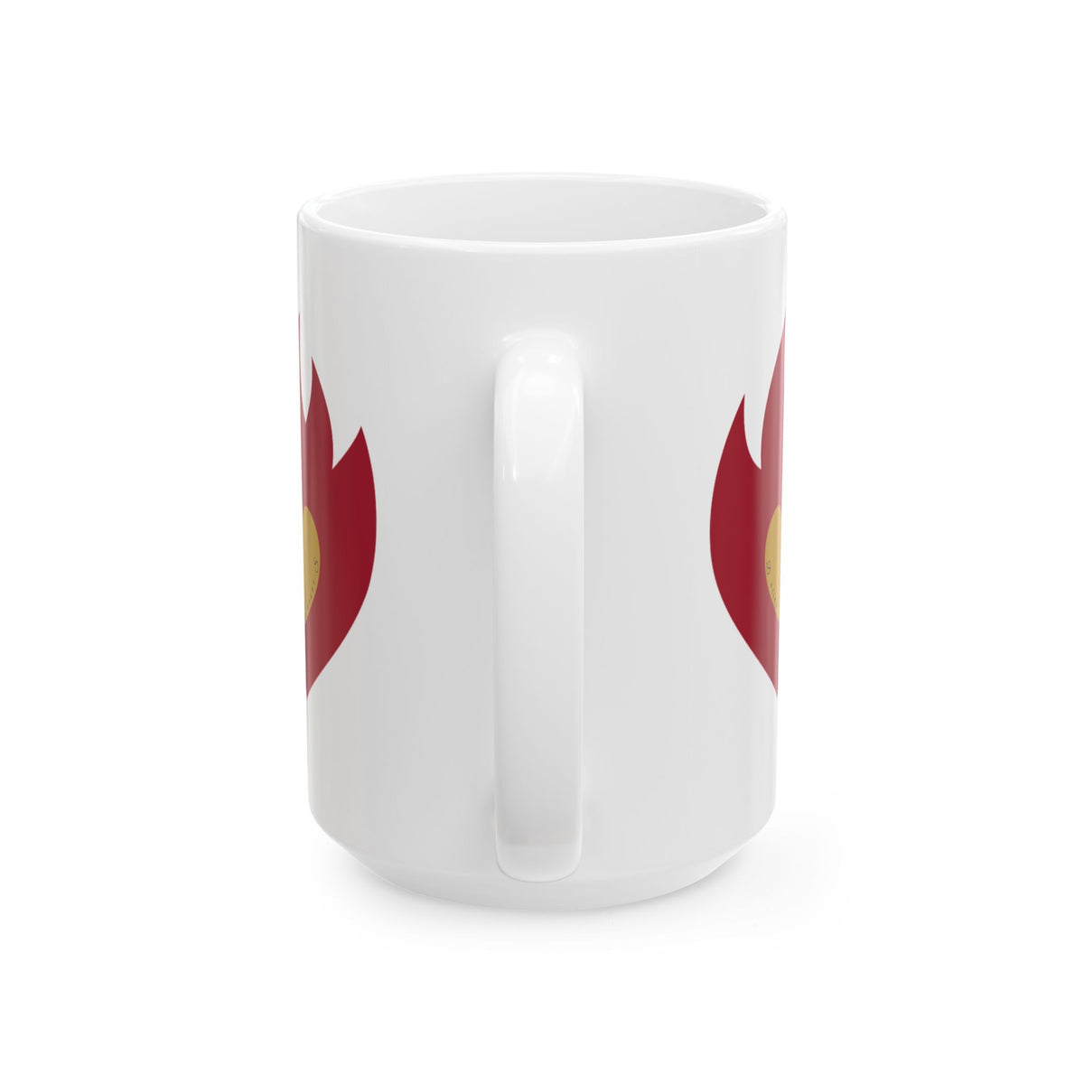 Dating Season Flame Heart Mug